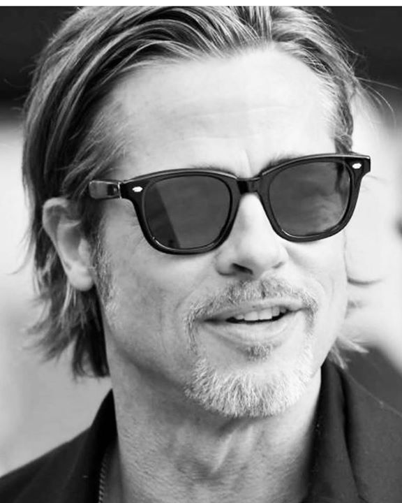 Brad Pitt avec les incontournables Garrett Leight California Optical ! Modèle Calaber #garrettleight #lunettessolaires…