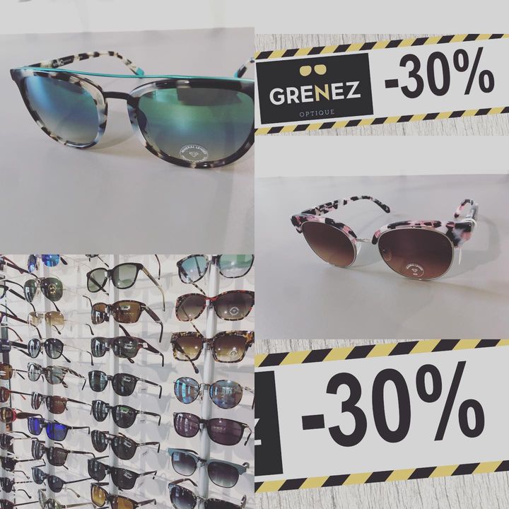 Nombreuses solaires à 30% jusqu à fin octobre #grenezoptique #lunettessolaires #mode #etniabarcelona #frasneslezbuissenal