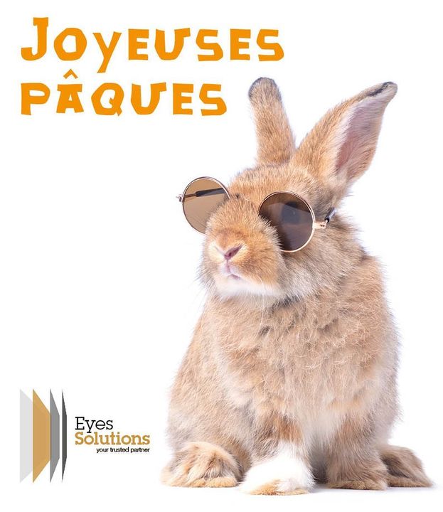 un joyeux week end pascal ensoleillé, laissez le lapin de Pâques faire sa tournée…